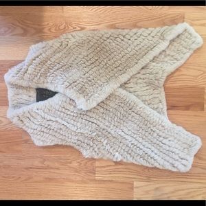 Faux fur vest